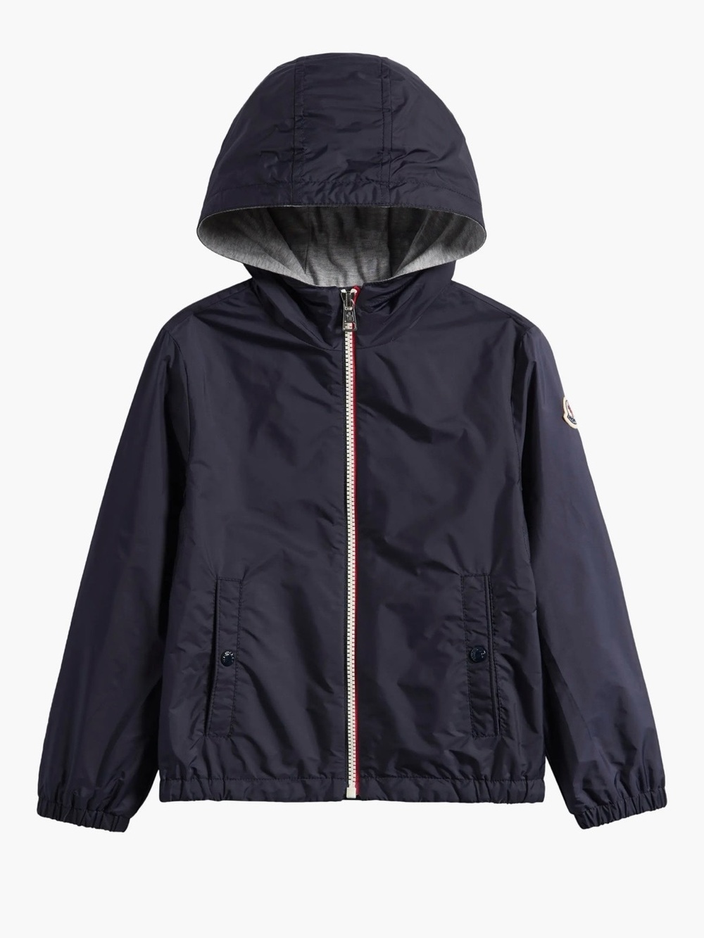Moncler Navy Hooded Rain Jacket for Kids